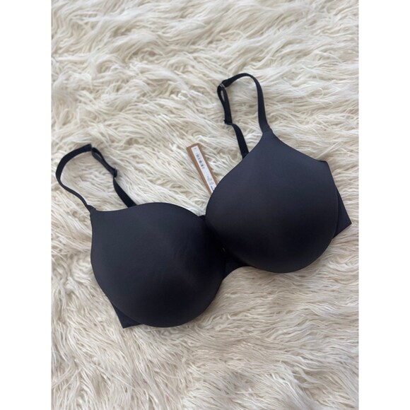 Skims Ultimate Push up Plunge Bra Onyx Size 38DDD - Picture 3 of 7